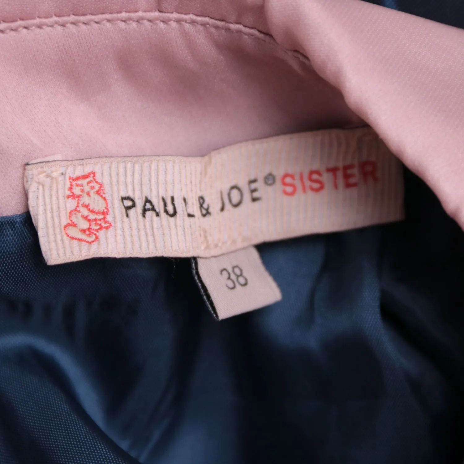 Синее платье Paul & Joe Sister с лесным принтом, размер 42 (S)